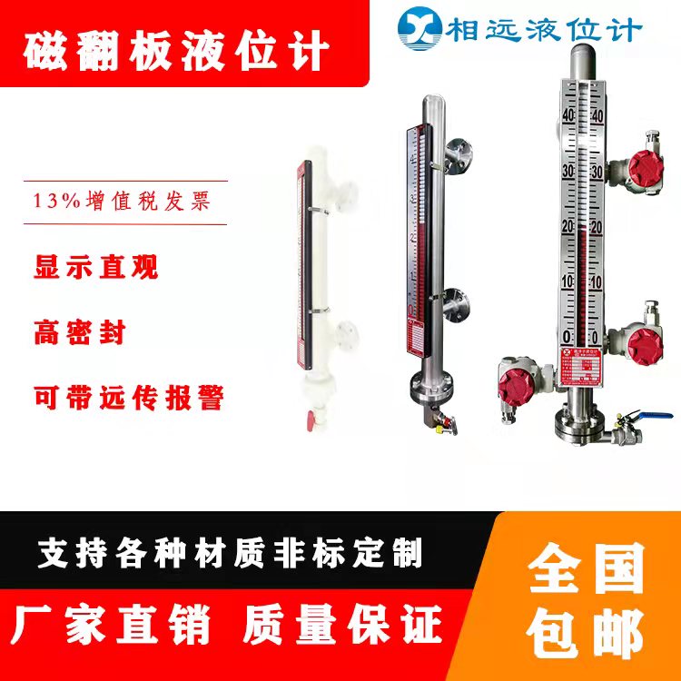 側(cè)裝磁翻板液位計